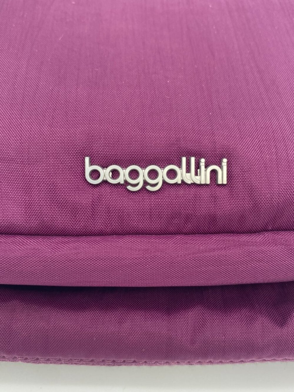 Baggallini Purple Nylon Crossbody Bag Travel Purse Multi Pouch NWOT New No Tags - Picture 8 of 10
